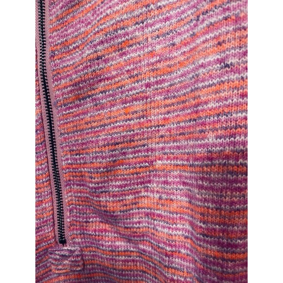 bibi women's clothing medium Pink Zip Up Sweater H33 - Picture 3 of 9